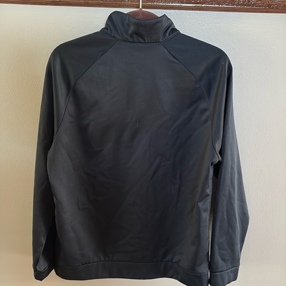 Nike men’s Thermal Black Quarter-Zip Pullover 1/4 zip mock neck poly warm Med - Picture 13 of 14